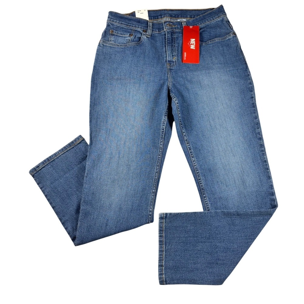 NWT Levis 510 Misses Slim Fit Jeans Blue Medium Wash Stretch 10 Short